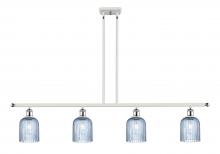 Innovations Lighting 516-4I-WPC-G559-5BL - Bridal Veil - 4 Light - 48 inch - White Polished Chrome - Cord hung - Island Light