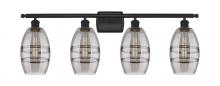 Innovations Lighting 516-4W-BK-G557-6SM - Vaz - 4 Light - 36 inch - Matte Black - Bath Vanity Light