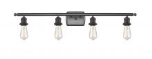  516-4W-BK - Bare Bulb - 4 Light - 36 inch - Matte Black - Bath Vanity Light