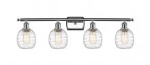 Innovations Lighting 516-4W-PC-G1013 - Belfast - 4 Light - 36 inch - Polished Chrome - Bath Vanity Light