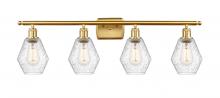 Innovations Lighting 516-4W-SG-G654-6-LED - Cindyrella - 4 Light - 36 inch - Satin Gold - Bath Vanity Light