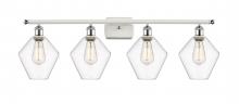 Innovations Lighting 516-4W-WPC-G652-8 - Cindyrella - 4 Light - 38 inch - White Polished Chrome - Bath Vanity Light