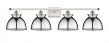 Innovations Lighting 516-4W-WPC-M14-PC - Adirondack - 4 Light - 38 inch - White Polished Chrome - Bath Vanity Light