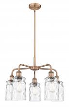 Innovations Lighting 516-5CR-AC-G352 - Candor - 5 Light - 23 inch - Antique Copper - Chandelier