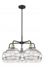 Innovations Lighting 516-5CR-BAB-G556-10CL - Rochester - 5 Light - 28 inch - Black Antique Brass - Chandelier