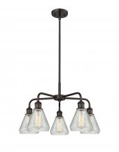 Innovations Lighting 516-5CR-OB-G275 - Conesus - 5 Light - 24 inch - Oil Rubbed Bronze - Chandelier