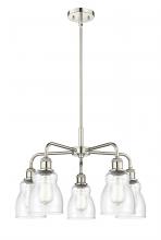  516-5CR-PN-G394 - Ellery - 5 Light - 23 inch - Polished Nickel - Chandelier