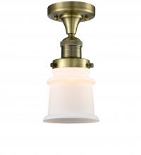 Innovations Lighting 517-1CH-AB-G181S - Canton - 1 Light - 6 inch - Antique Brass - Semi-Flush Mount