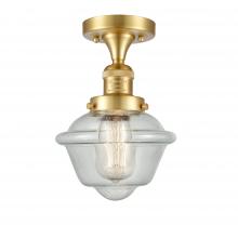 Innovations Lighting 517-1CH-SG-G534 - Oxford - 1 Light - 8 inch - Satin Gold - Semi-Flush Mount