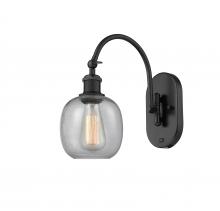 Innovations Lighting 518-1W-BK-G104 - Belfast - 1 Light - 6 inch - Matte Black - Sconce