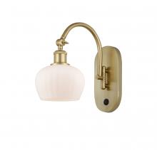 Innovations Lighting 518-1W-SG-G91 - Fenton - 1 Light - 7 inch - Satin Gold - Sconce