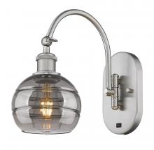 Innovations Lighting 518-1W-SN-G556-6SM - Rochester - 1 Light - 6 inch - Brushed Satin Nickel - Sconce