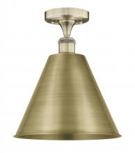 Innovations Lighting 616-1F-AB-MBC-12-AB - Berkshire - 1 Light - 12 inch - Antique Brass - Semi-Flush Mount