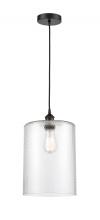 Innovations Lighting 616-1P-BK-G112-L - Cobbleskill - 1 Light - 9 inch - Matte Black - Cord hung - Mini Pendant