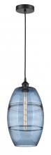 Innovations Lighting 616-1P-BK-G557-10BL - Vaz - 1 Light - 10 inch - Matte Black - Cord hung - Mini Pendant