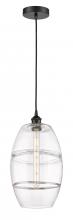 Innovations Lighting 616-1P-BK-G557-10CL - Vaz - 1 Light - 10 inch - Matte Black - Cord hung - Mini Pendant