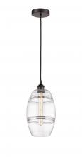 Innovations Lighting 616-1P-OB-G557-8CL - Vaz - 1 Light - 8 inch - Oil Rubbed Bronze - Cord hung - Mini Pendant