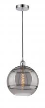 Innovations Lighting 616-1P-PC-G556-12SM - Rochester - 1 Light - 12 inch - Polished Chrome - Cord hung - Mini Pendant