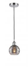 Innovations Lighting 616-1P-PC-G556-6SM - Rochester - 1 Light - 6 inch - Polished Chrome - Cord hung - Mini Pendant