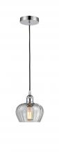 Innovations Lighting 616-1P-PC-G92 - Fenton - 1 Light - 7 inch - Polished Chrome - Cord hung - Mini Pendant