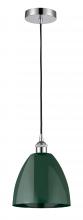 Innovations Lighting 616-1P-PC-MBD-9-GR - Plymouth - 1 Light - 9 inch - Polished Chrome - Cord hung - Mini Pendant