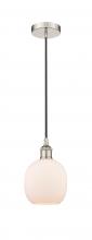 Innovations Lighting 616-1P-PN-G101 - Belfast - 1 Light - 6 inch - Polished Nickel - Cord hung - Mini Pendant