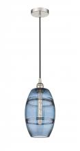 Innovations Lighting 616-1P-PN-G557-8BL - Vaz - 1 Light - 8 inch - Polished Nickel - Cord hung - Mini Pendant