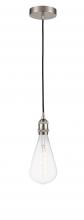 Innovations Lighting 616-1P-SN-BB125LED - Edison - 1 Light - 6 inch - Brushed Satin Nickel - Cord hung - Mini Pendant