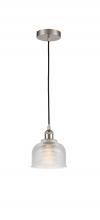 Innovations Lighting 616-1P-SN-G412 - Dayton - 1 Light - 6 inch - Brushed Satin Nickel - Cord hung - Mini Pendant