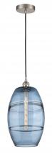 Innovations Lighting 616-1P-SN-G557-10BL - Vaz - 1 Light - 10 inch - Brushed Satin Nickel - Cord hung - Mini Pendant