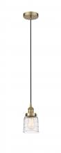 Innovations Lighting 616-1PH-AB-G513 - Bell - 1 Light - 5 inch - Antique Brass - Cord hung - Mini Pendant