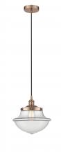 Innovations Lighting 616-1PH-AC-G542 - Oxford - 1 Light - 12 inch - Antique Copper - Mini Pendant