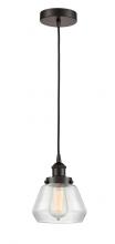 Innovations Lighting 616-1PH-OB-G172 - Fulton - 1 Light - 7 inch - Oil Rubbed Bronze - Cord hung - Mini Pendant