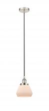 Innovations Lighting 616-1PH-PN-G171 - Fulton - 1 Light - 7 inch - Polished Nickel - Cord hung - Mini Pendant