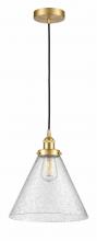 Innovations Lighting 616-1PH-SG-G44-L - Cone - 1 Light - 12 inch - Satin Gold - Cord hung - Mini Pendant