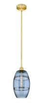 Innovations Lighting 616-1S-SG-G557-8BL - Vaz - 1 Light - 8 inch - Satin Gold - Cord hung - Mini Pendant