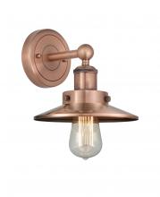  616-1W-AC-M3-AC - Edison - 1 Light - 8 inch - Antique Copper - Sconce