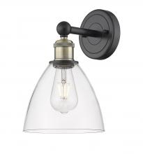 Innovations Lighting 616-1W-BAB-GBD-752 - Bristol - 1 Light - 8 inch - Black Antique Brass - Sconce