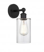 Innovations Lighting 616-1W-BK-G802 - Clymer - 1 Light - 4 inch - Matte Black - Sconce