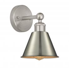 Innovations Lighting 616-1W-SN-M8-SN - Smithfield - 1 Light - 7 inch - Brushed Satin Nickel - Sconce