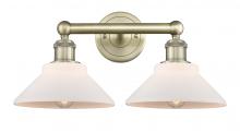  616-2W-AB-G131 - Orwell - 2 Light - 17 inch - Antique Brass - Bath Vanity Light