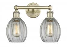 Innovations Lighting 616-2W-AB-G82 - Eaton - 2 Light - 15 inch - Antique Brass - Bath Vanity Light