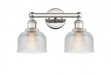 Innovations Lighting 616-2W-PN-G412 - Dayton - 2 Light - 15 inch - Polished Nickel - Bath Vanity Light