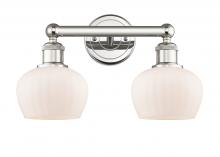  616-2W-PN-G91 - Fenton - 2 Light - 16 inch - Polished Nickel - Bath Vanity Light