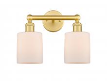 Innovations Lighting 616-2W-SG-G111 - Cobbleskill - 2 Light - 14 inch - Satin Gold - Bath Vanity Light