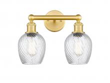  616-2W-SG-G292 - Salina - 2 Light - 15 inch - Satin Gold - Bath Vanity Light