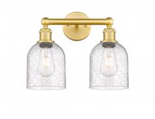  616-2W-SG-G558-6SDY - Bella - 2 Light - 15 inch - Satin Gold - Bath Vanity Light