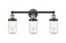  616-3W-BAB-G314 - Dover - 3 Light - 23 inch - Black Antique Brass - Bath Vanity Light