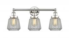  616-3W-PN-G142 - Chatham - 3 Light - 25 inch - Polished Nickel - Bath Vanity Light