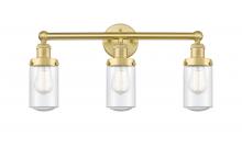  616-3W-SG-G314 - Dover - 3 Light - 23 inch - Satin Gold - Bath Vanity Light